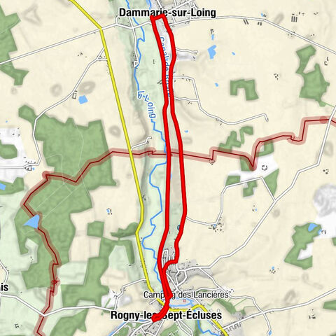 Les Sept Ecluses - L'Auberge du Canal - Église Notre-Dame - Rogny-les-Sept-Écluses