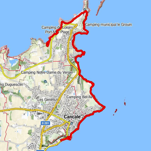Pointe des Crolles - Cancale - Pertuis aux Hirondelles - Grotte du Presse-Papier