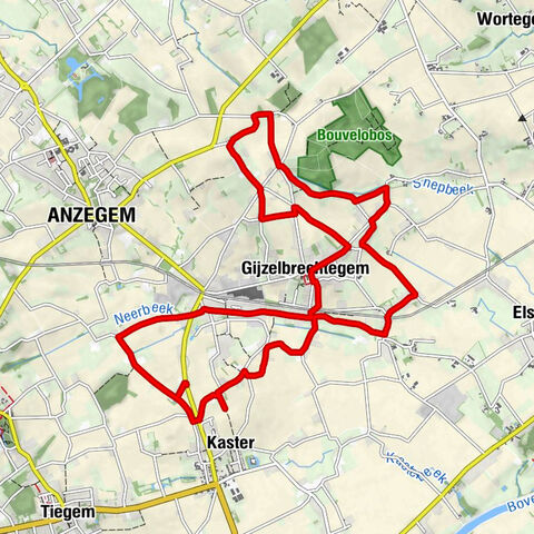 Kaster - Bouvelkapel - Gijzelbrechtegem
