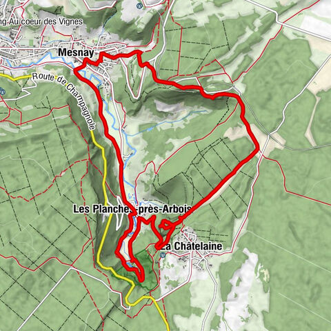Mesnay - La Châtelaine - Église de la Nativité-de-la-Mère-de-Dieu - Les Planches-près-Arbois