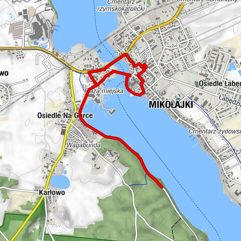 Mikołajki - Osiedle Na Górce - Port Mikołajki
