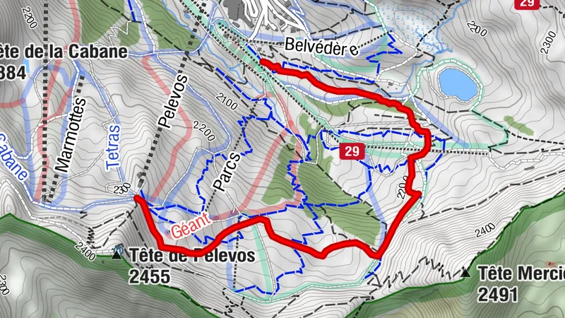 Pelevos snowshoe hike
