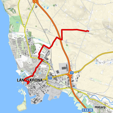 Landskrona - Sankt Johannes Döparens kyrka - Citadellstaden - Vadensjö