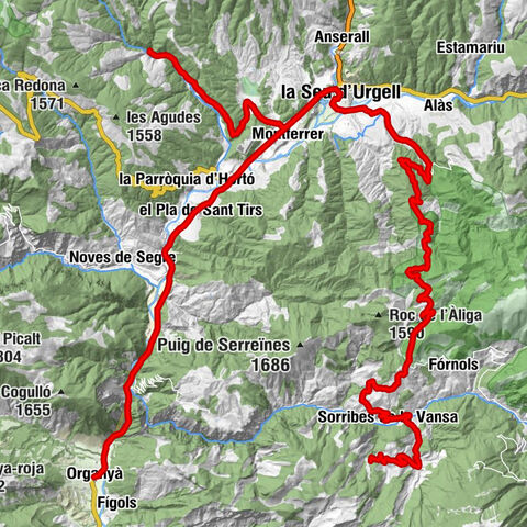 Sant Quirze i Santa Julita - Roca d'Ossera - Sant Martí - Organyà