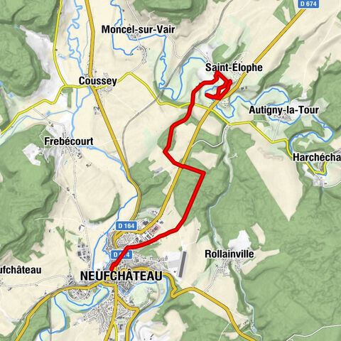Neufchâteau - Chapelle Sainte-Epéotte - Église Saint-Élophe - Saint-Élophe