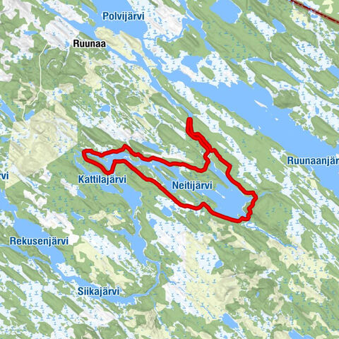 Lieksa - Huuhkajavaara - Ruunaa
