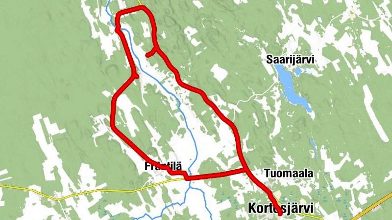 Kortesjärvi - Fräntilä