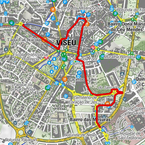 Bairro das Mesuras - Igreja Evangélica Baptista de Viseu - Igreja da Misericórdia - Viseu