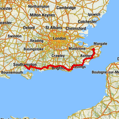 Saint Mary's Church - Chanctonbury Ring - Ditchling Beacon - Canterbury