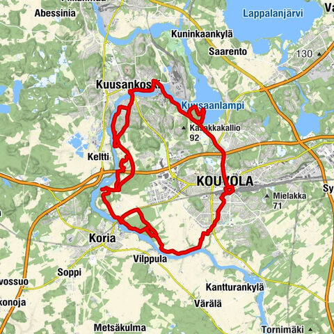 Kouvola - Kuusankoski - Tammiranta