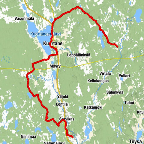 Murronneva - Sarvikas - Kuortane