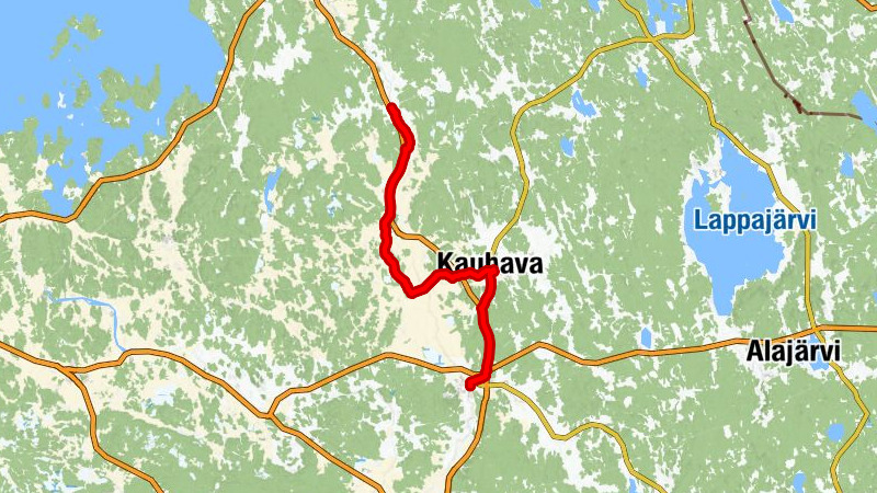 Voltti - Alahärmä - Ylihärmä - Lapua