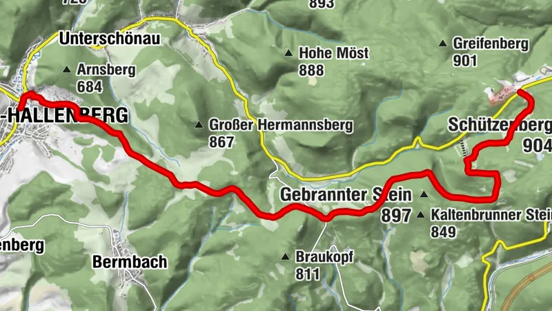 Hike - "Rennsteig-Leiter Steinbach Hallenberg" Thuringian Forest