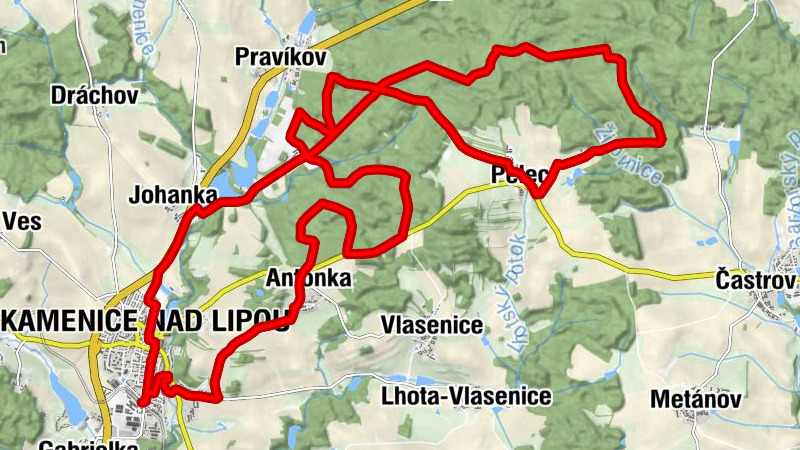 Kamenice nad Lipou - hostinec U Nádraží - Antonka