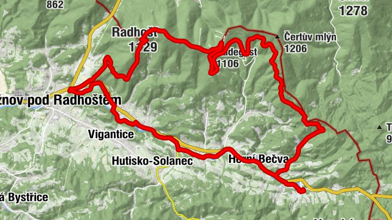 chata Barborka - Radegast - Radhošť - Horní Bečva