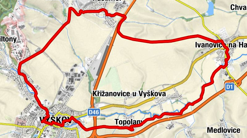 Vyškov na Moravě - sv. Jan Nepomucký - sv. Ondřej - Nanebevzetí Panny Marie