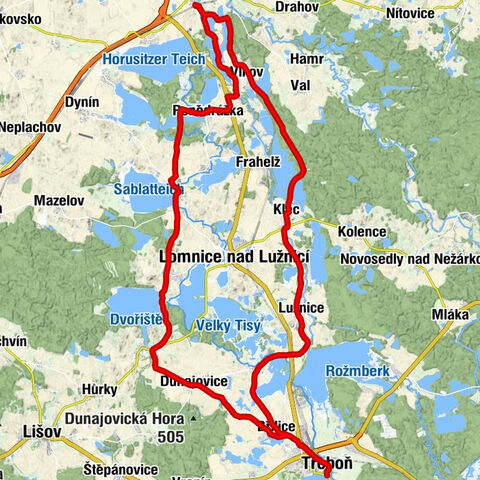 Veselí nad Lužnicí - Vlkovská hospoda - Třeboň - Zvěstování Panny Marie 1906