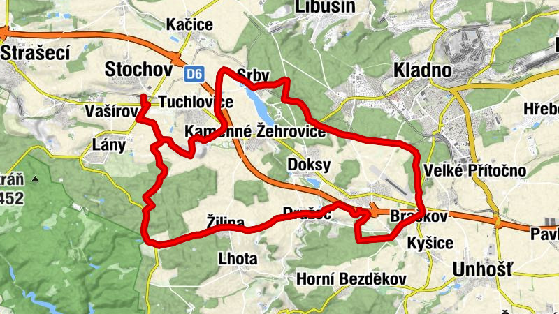 Stochov - Restaurace Racek - Veselov - Nanebevzetí Panny Marie
