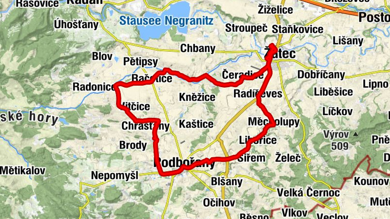 Žatec západ - Svatý Vojtěch - Navštívení Panny Marie - Nanebevzetí Panny Marie