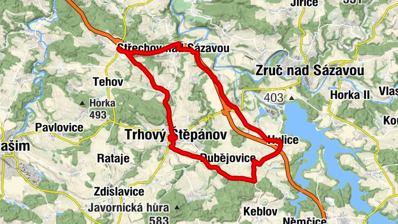 Na Veselce - svatý Jakub - svatý Bartoloměj - Trhový Štěpánov