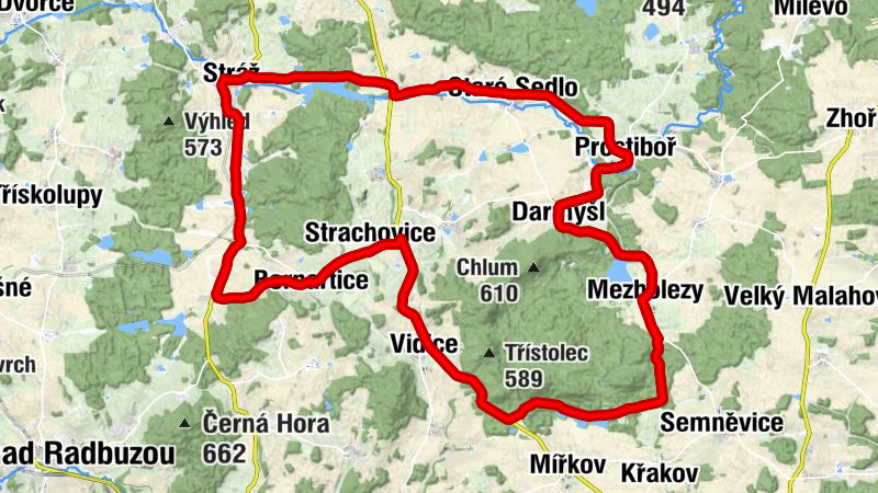 Strachovice - Povýšení Svatého Kříže - Kaple sv. Jana Nepomuckého - Bernartice