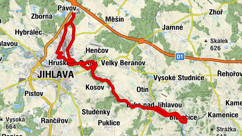 Hruškové Dvory - kaple - Kaple sv. Víta - Jihlava