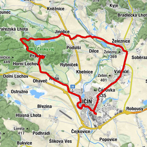 Jičín - Sedličky - svatý Ignác z Loyoly