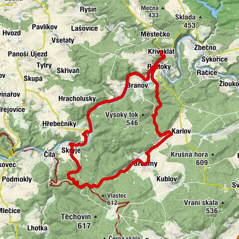 Křivoklát - Roztoky - U Rozvědčíka - svatý Michael Archanděl