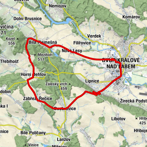 Dvůr Králové nad Labem - kostel Povýšení Sv. Kříže - Zálesí - Sbor J. A. Komenského (Církev československá husitská)