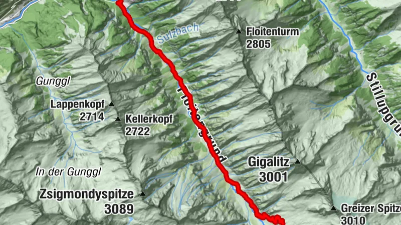 Berliner Höhenweg I - Tristenbachalm zur Greizer Hütte