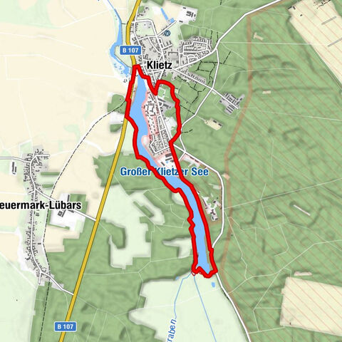 "Nature trail Lake Klietz" Klietz