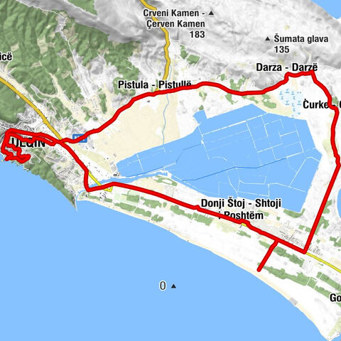 Opština Ulcinj - Komuna e Ulqinit - Xhamia e Namazgjahut - Xhamia e Kryepazarit - Xhamia e Bregut