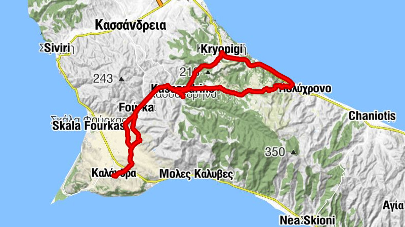 Καλάνδρα - Ι.Ν. Κοιμήσεως της Θεοτόκου - Φούρκα - Κασσανδρηνό