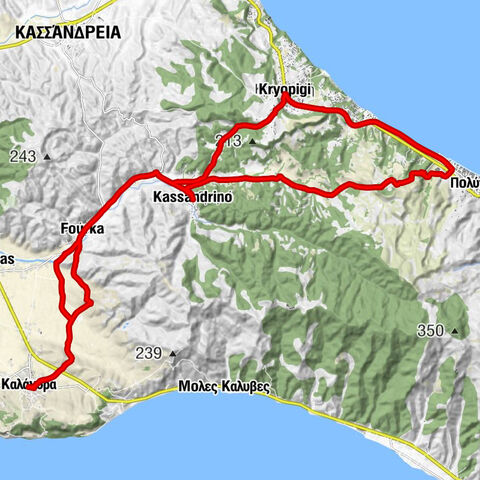 Καλάνδρα - Ι.Ν. Κοιμήσεως της Θεοτόκου - Φούρκα - Κασσανδρηνό