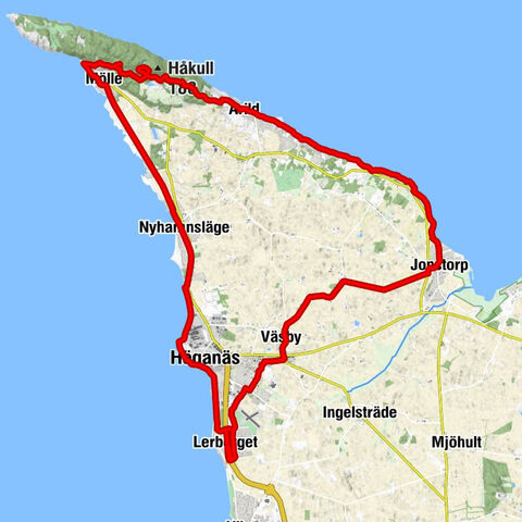 Lerberget - Skogsbrynet - Höganäs - Lerbergets kyrka