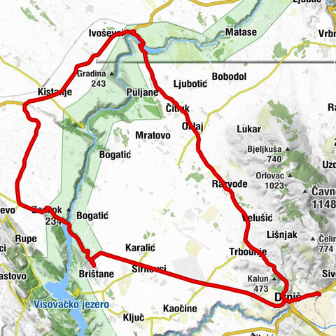 Drniš - slasticarna "mujo" - crkva Gospe od Zdravlja - Sv. Franjo