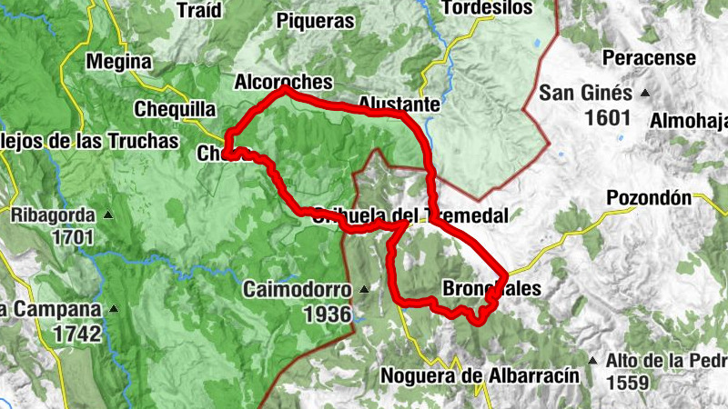 Ermita de Santa Bárbara - Restaurante El Rinconcillo - Ermita de la Soledad - Iglesia de la Asunción