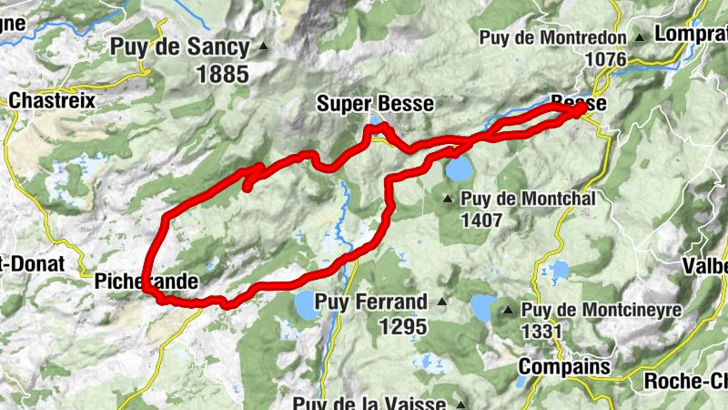 Besse - Église Saint-Quintien - Col de la Geneste - Église Saint-André