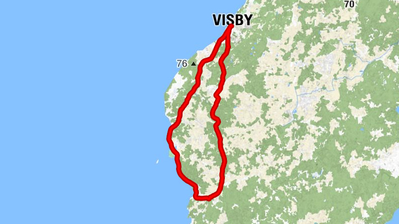 Visby - Visborgskyrkan - Stenkumla - Klinte