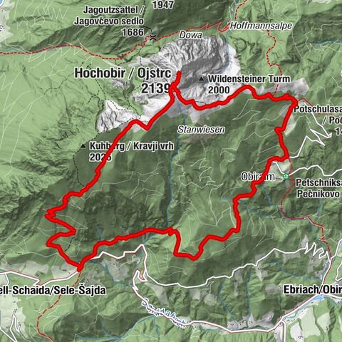 Rundweg Schaidasattel - Hochobir