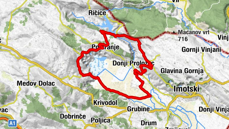 Kaćunići - Kapela Porođenja BDM - Milovići - Lokvičići