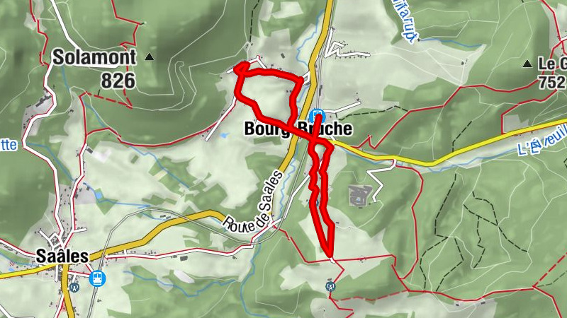 Pushchair route: the fountains of Bourg-Bruche