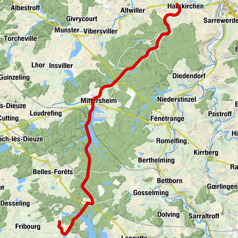 Rouges Champs - Rhodes - Le Champ Voyard - Chapelle Sainte-Anne