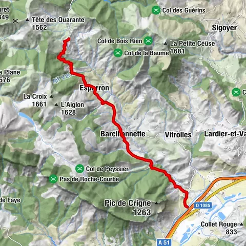 Montée du Col d'Espréaux