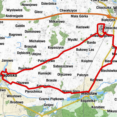 Chocicza Mała - kaplica cmentarna - Środa Wielkopolska - Miłosław