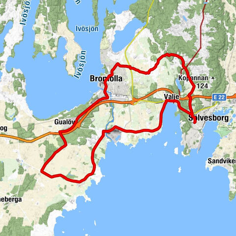 Sölvesborg - Rundella - Valje - Bromölla