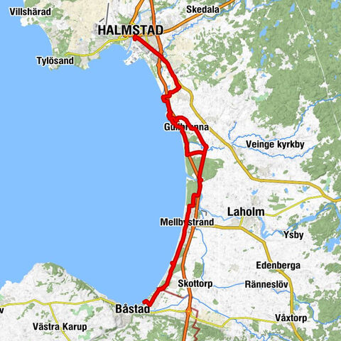 Halmstad C - Halmstad - Fyllebro - Påarp