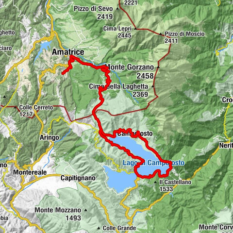 Villaggio Poggio Castellana - Collemagrone - Amatrice - Madonna di Pedicino