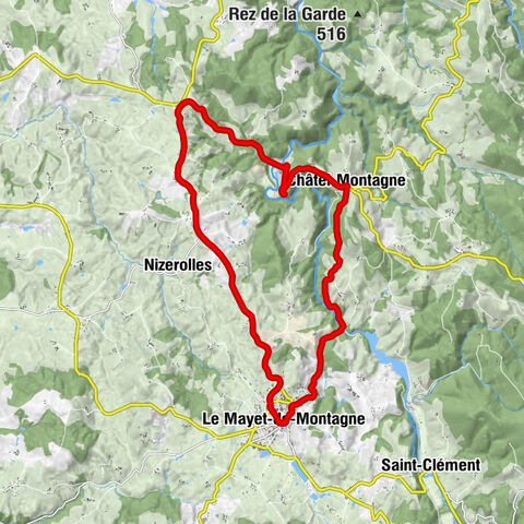 Le Mayet-de-Montagne - Église Saint-Jean-Baptiste - Magnet - Fanière