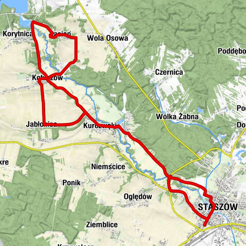 Staszówek - Staszów - Kościół pw. Wniebowzięcia Najświętszej Maryi Panny i Świętego Augustyna Biskupa - Kościół pw. Świętego Jakuba Starszego Apostoła